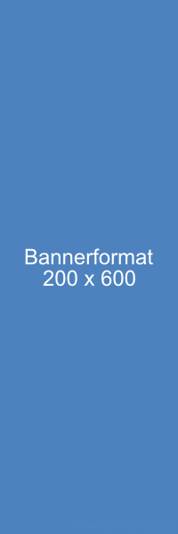 Werbebanner Größe 200x600 Pixel Banner-Vorlagen - Online Bannerformate Download